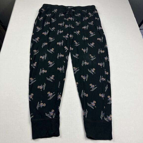 Polo Ralph Lauren Mens Jogger Pajama Pants Allover Ski Bear Sleepwear LARGE FADE - Picture 1 of 13